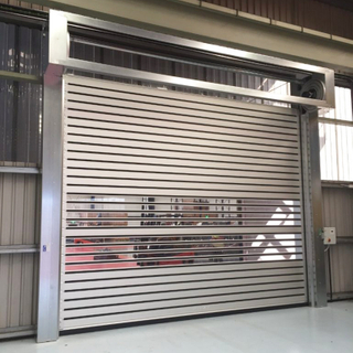 Porta espiral de alta velocidade de ação rápida de alumínio