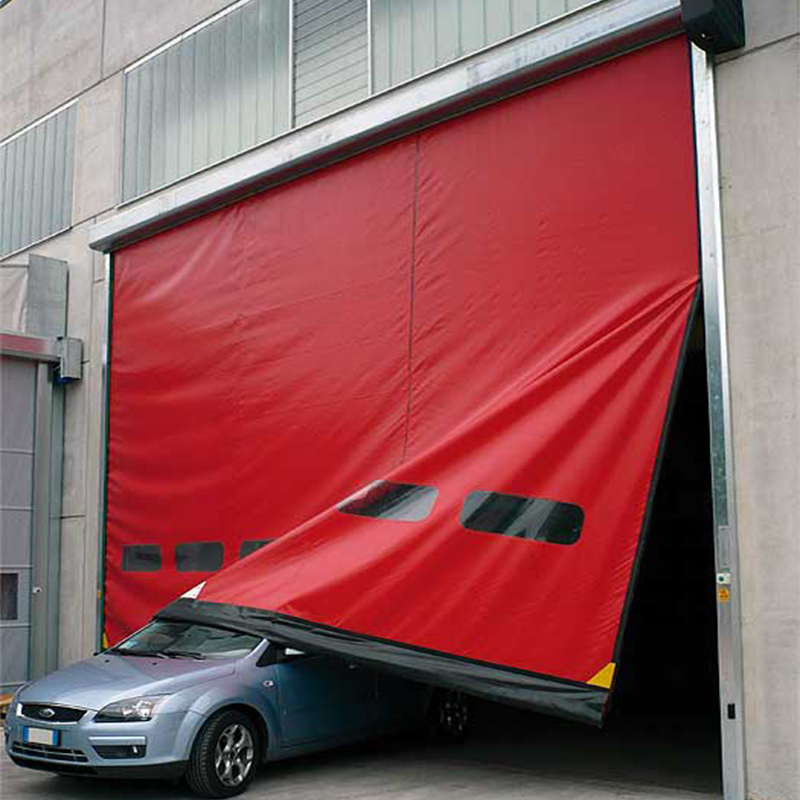 Porta auto-reparada de rolo de pvc de alta velocidade